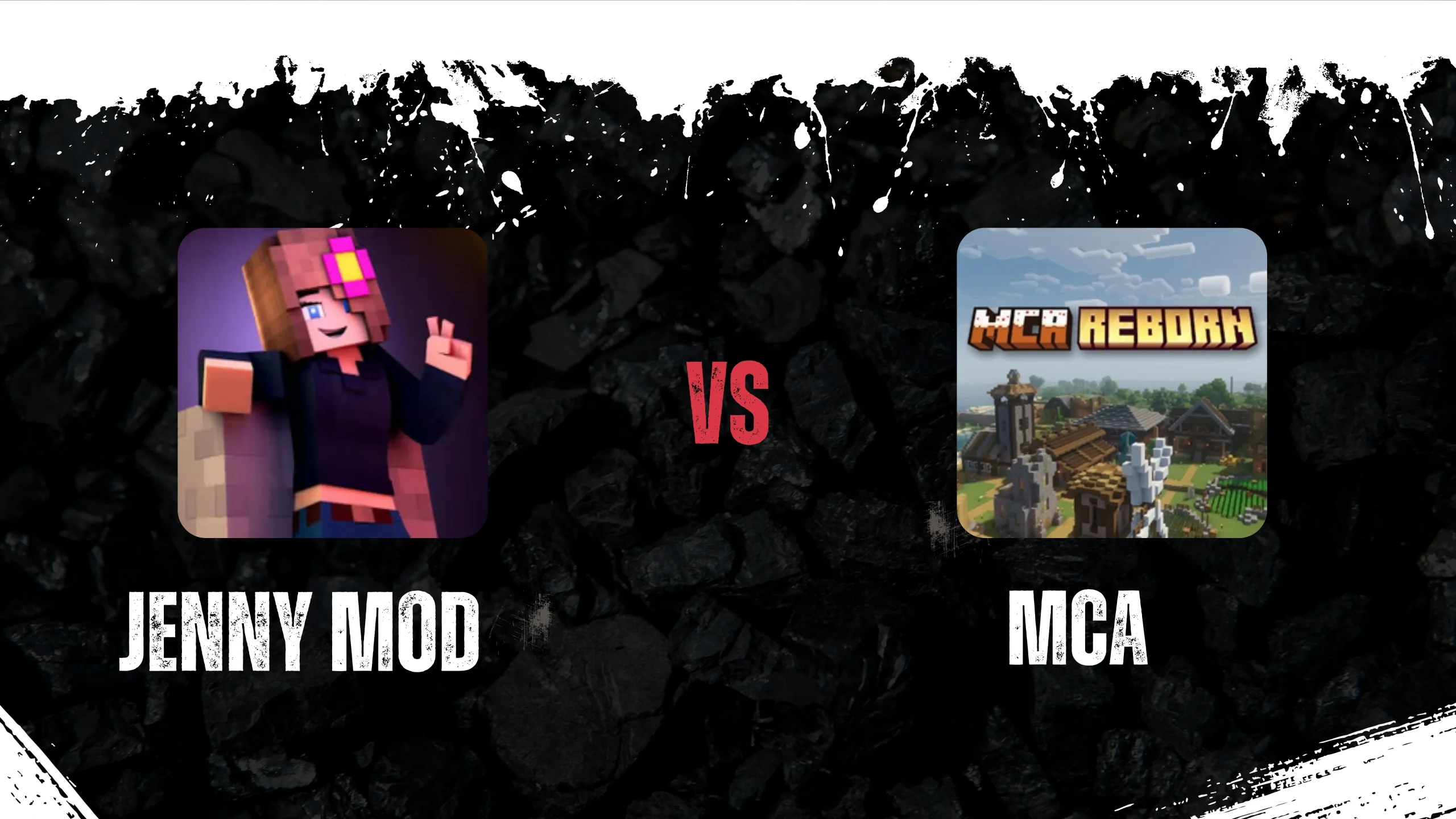 Jenny MOD vs MCA Minecraft